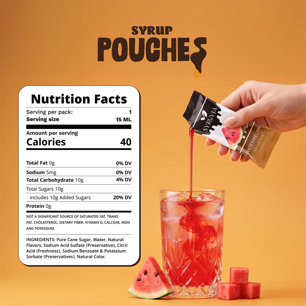 Watermelon Syrup Pouches