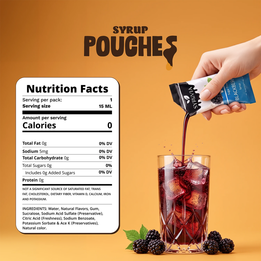 Sugar Free Blackberry Syrup Pouches