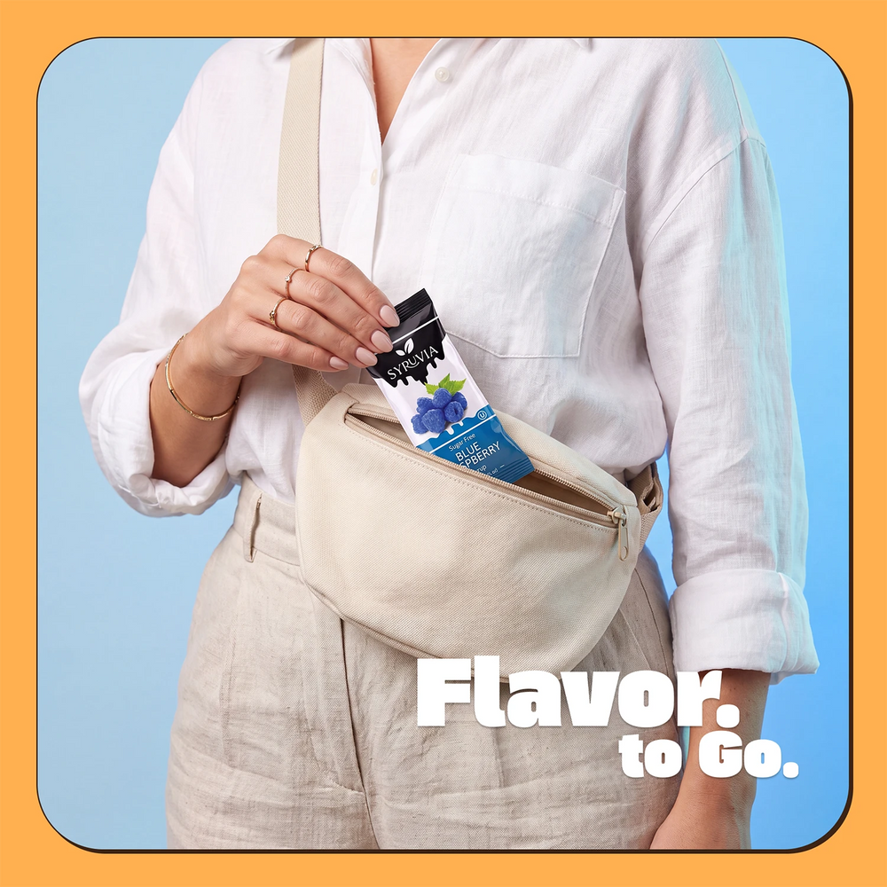 Sugar Free Blue Raspberry Syrup Pouches