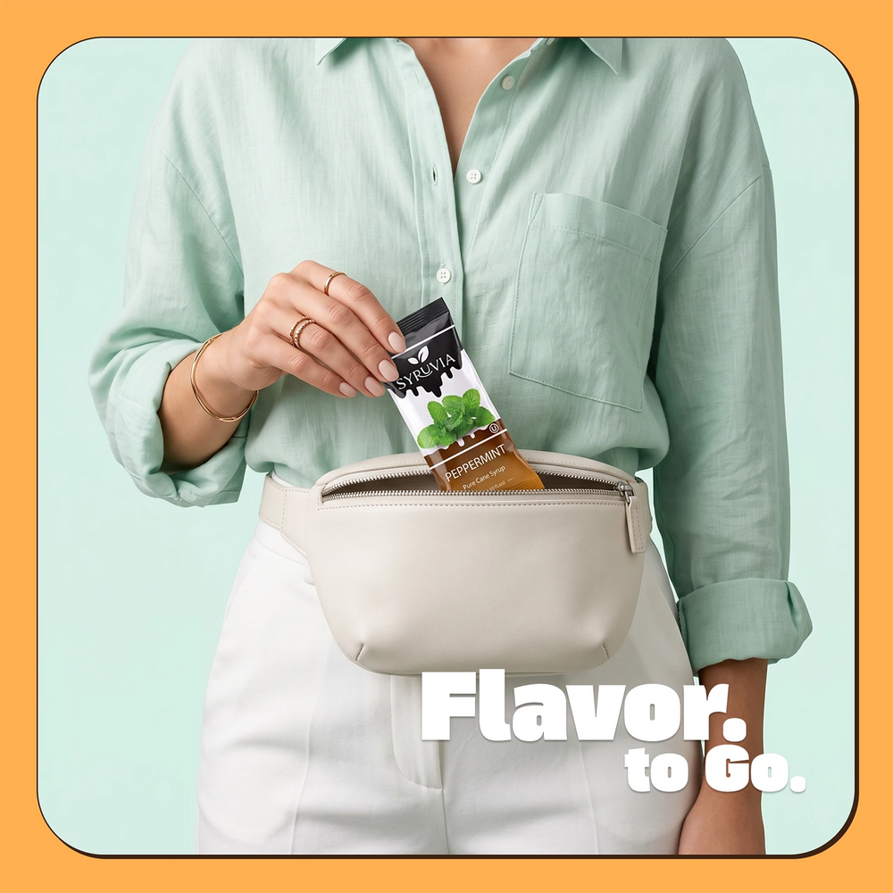 Peppermint Syrup Pouches