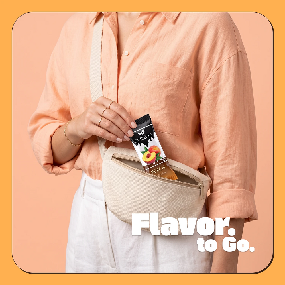 Peach Syrup Pouches