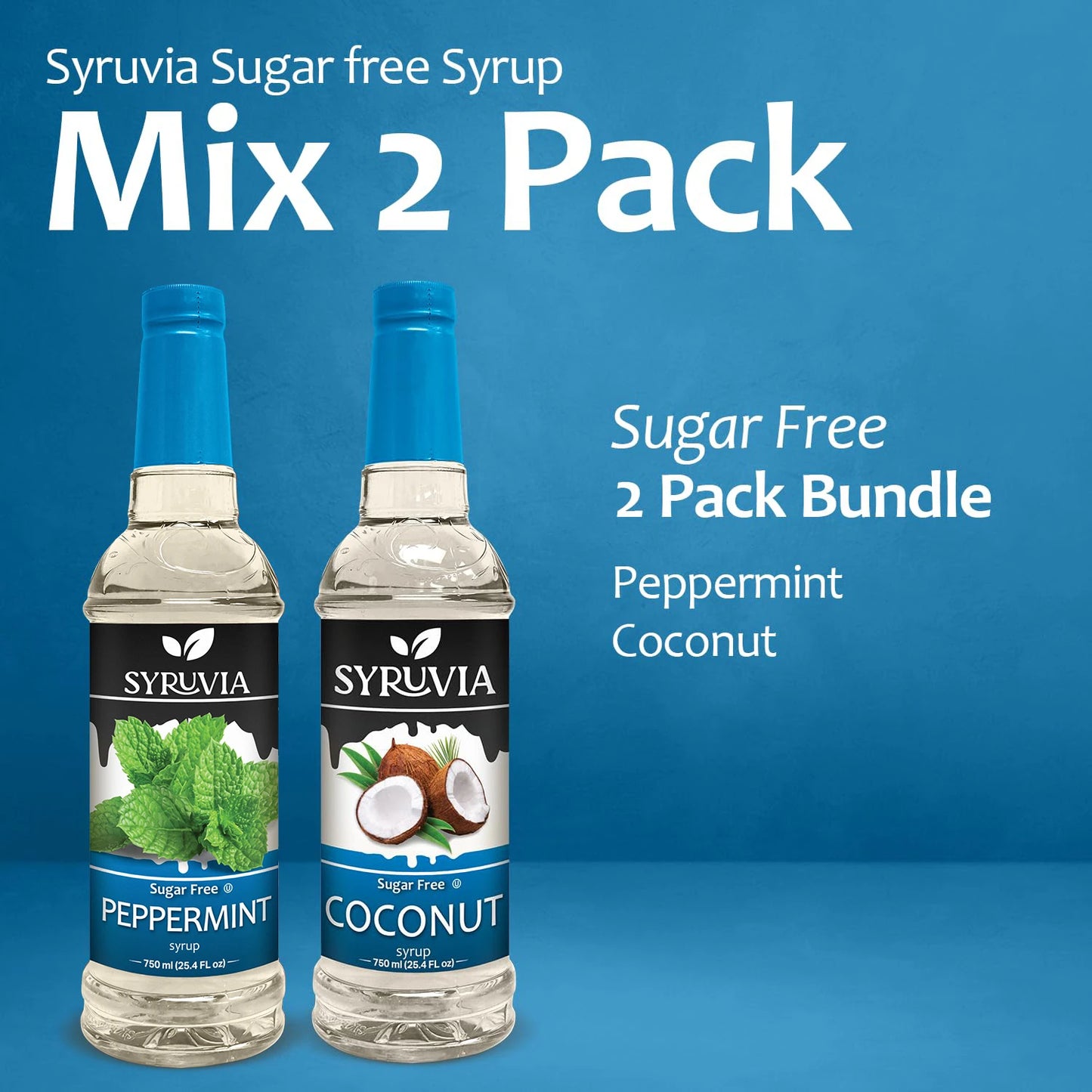 Variety Pack, Sugar-Free Peppermint, and Coconut Syrup