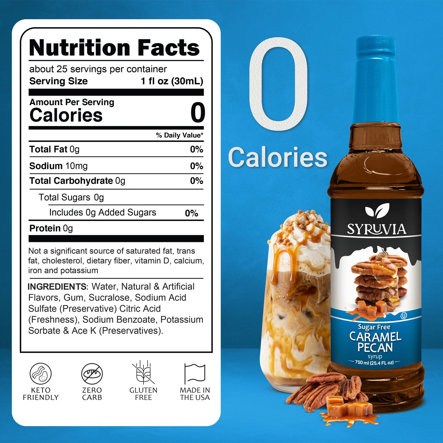 Sugar-Free Caramel Pecan Syrup