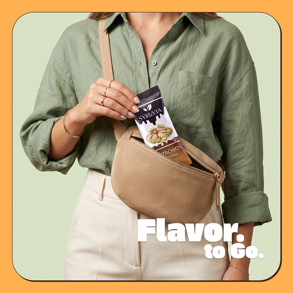 Pistachio Syrup Pouches
