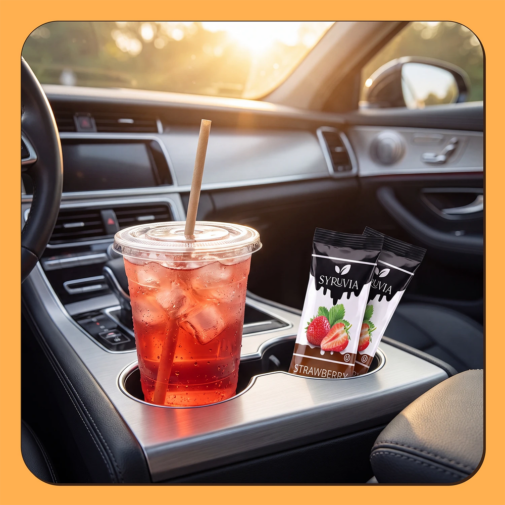 Strawberry Syrup Pouches