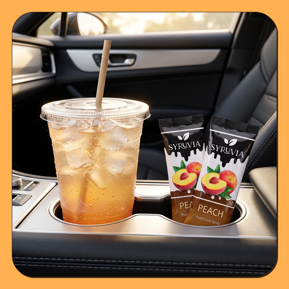 Peach Syrup Pouches