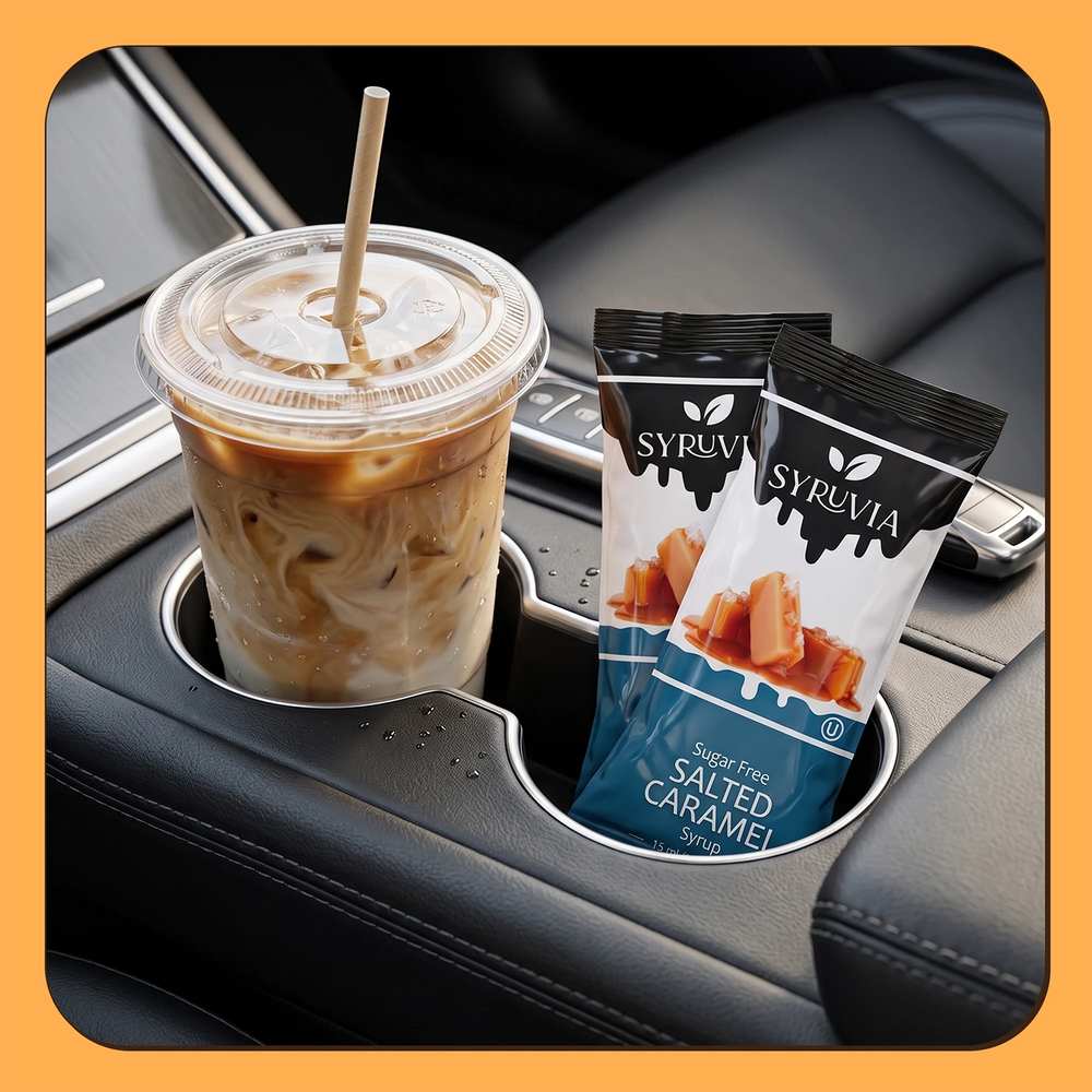 Sugar Free Salted Caramel Syrup Pouches