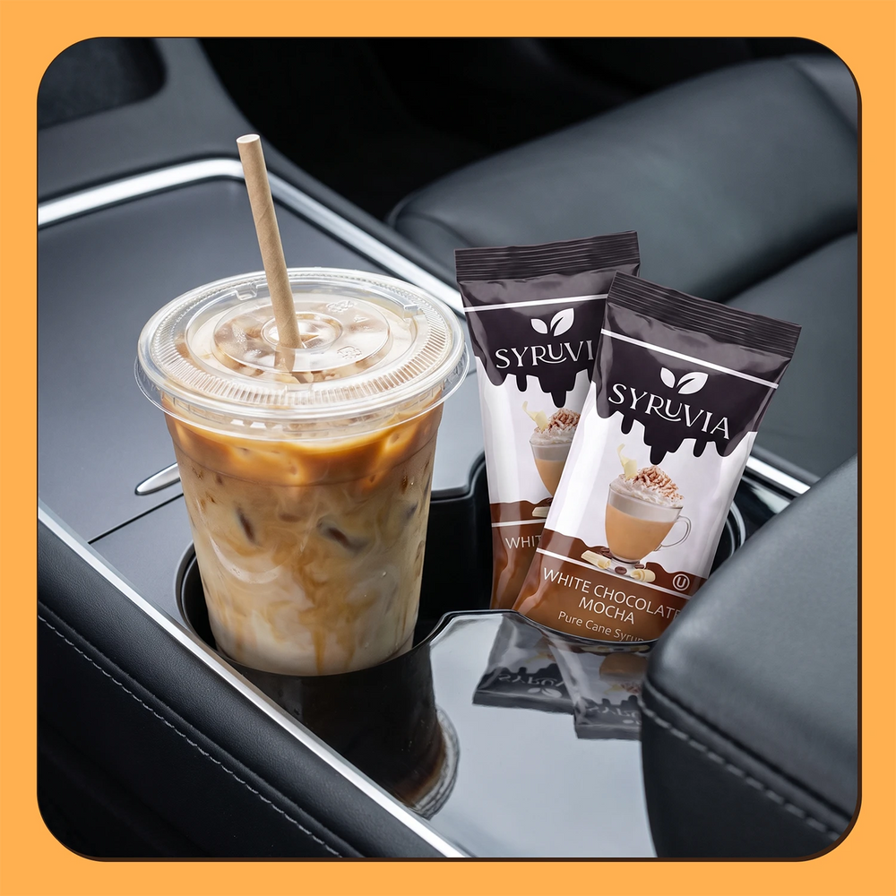 White Chocolate Mocha Syrup Pouches