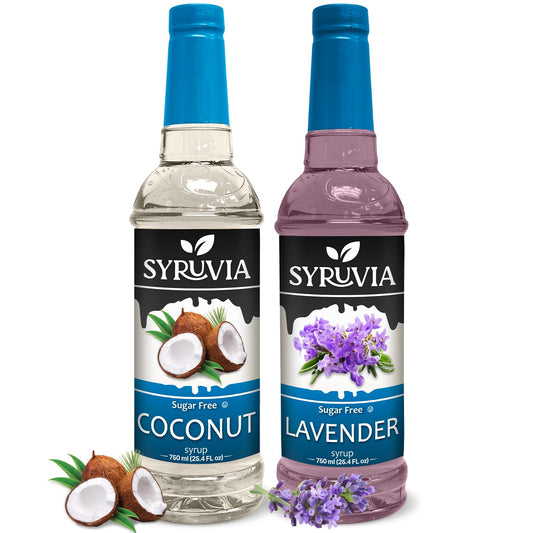 Variety Pack, Sugar Free Coconut, and Lavender Syrup