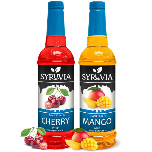 Variety Pack, Sugar Free Cherry, and Mango Syrup