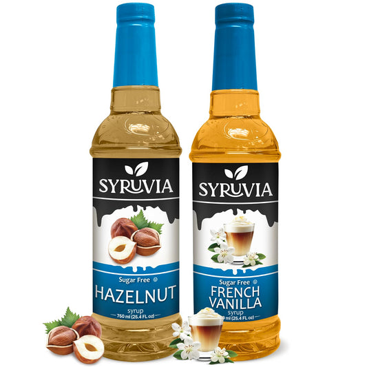 Variety Pack, Sugar Free Hazlenut, and French Vanilla Syrup