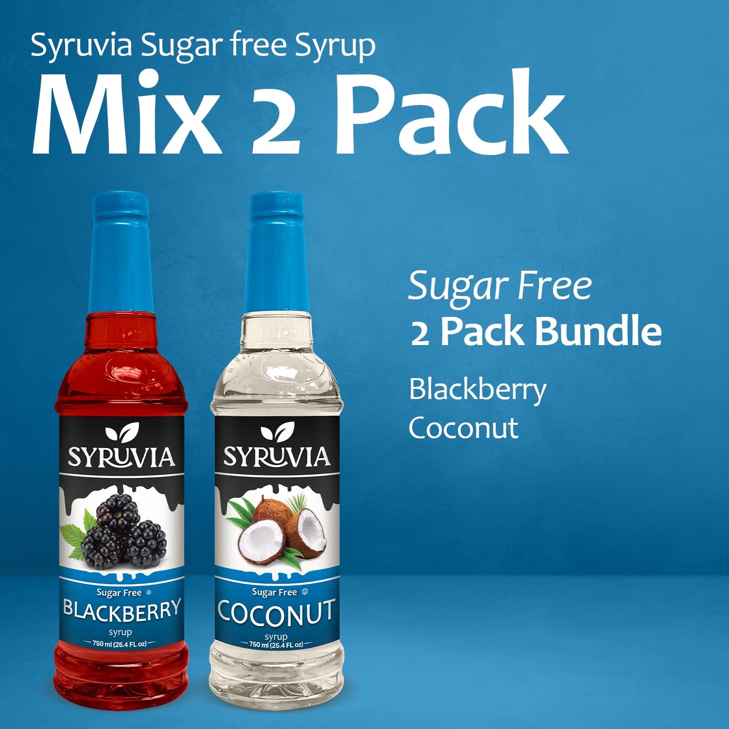 Variety Pack, Sugar Free Blackberry, and Coconut Syrup