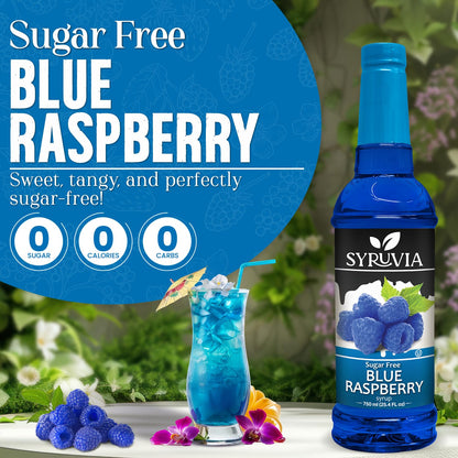 Sugar-Free Blue Raspberry Syrup