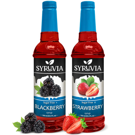 Variety Pack, Sugar Free Blackberry, and Strawberry Syrup