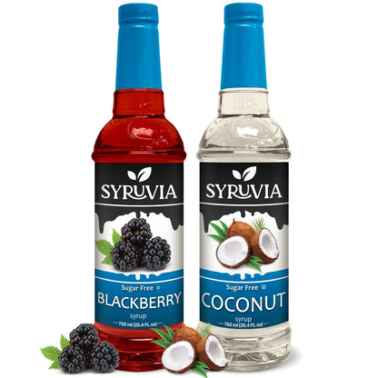 Variety Pack, Sugar Free Blackberry, and Coconut Syrup