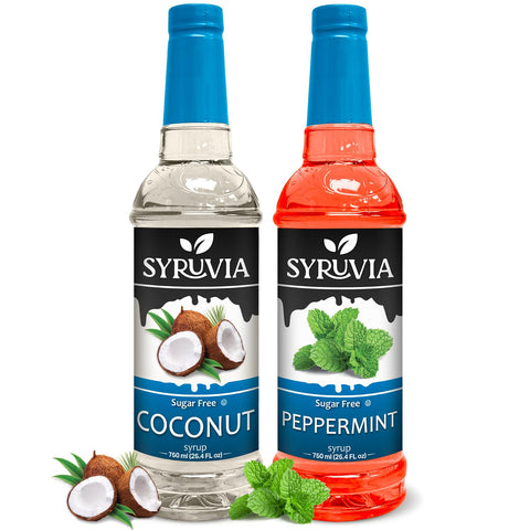 Variety Pack, Sugar-Free Peppermint, and Coconut Syrup