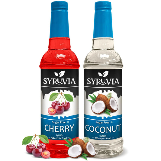 Variety Pack, Sugar Free Cherry, and Coconut Syrup