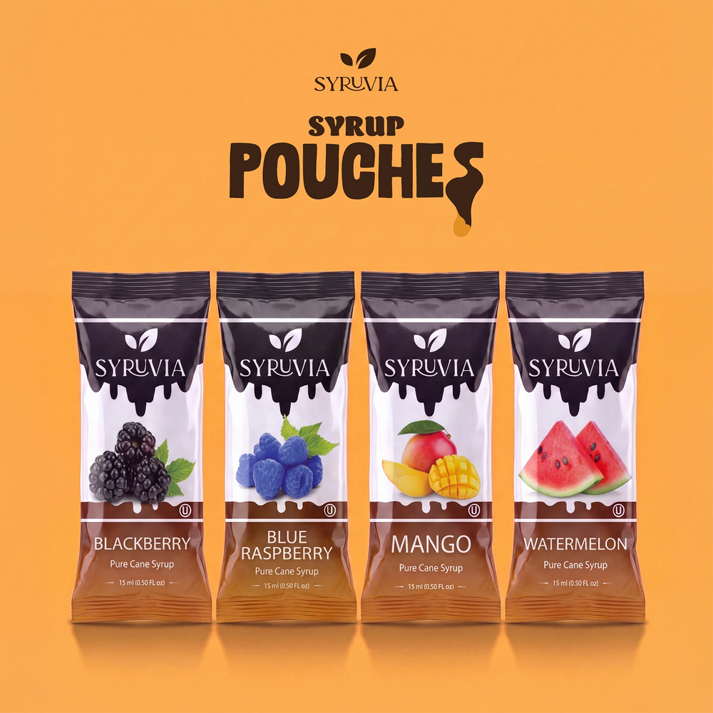 Strawberry Syrup Pouches