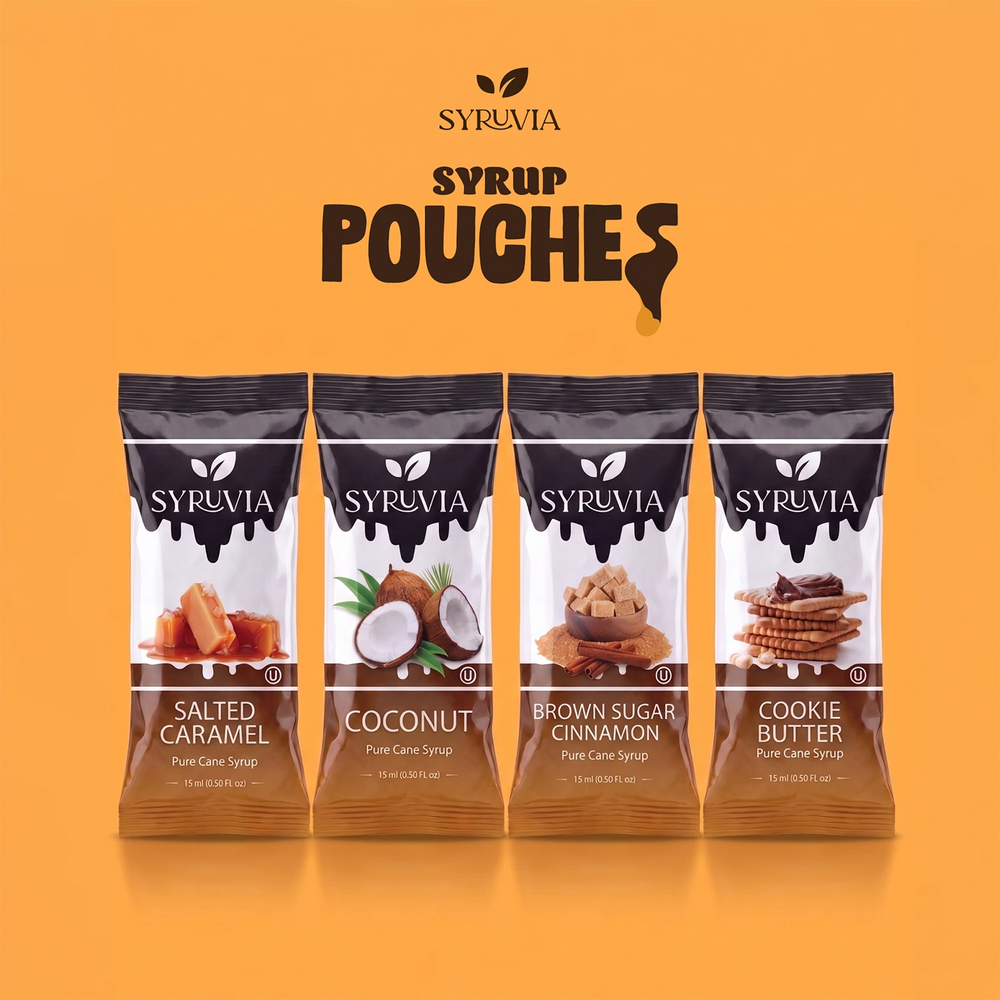 Cupcake Syrup Pouches