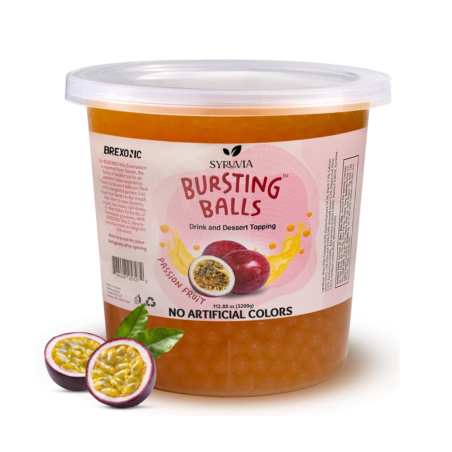 7 LB Passion Fruit Flavored Popping Boba
