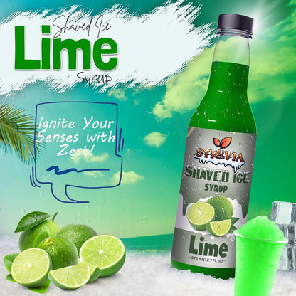 Shaved Ice Lime Syrup