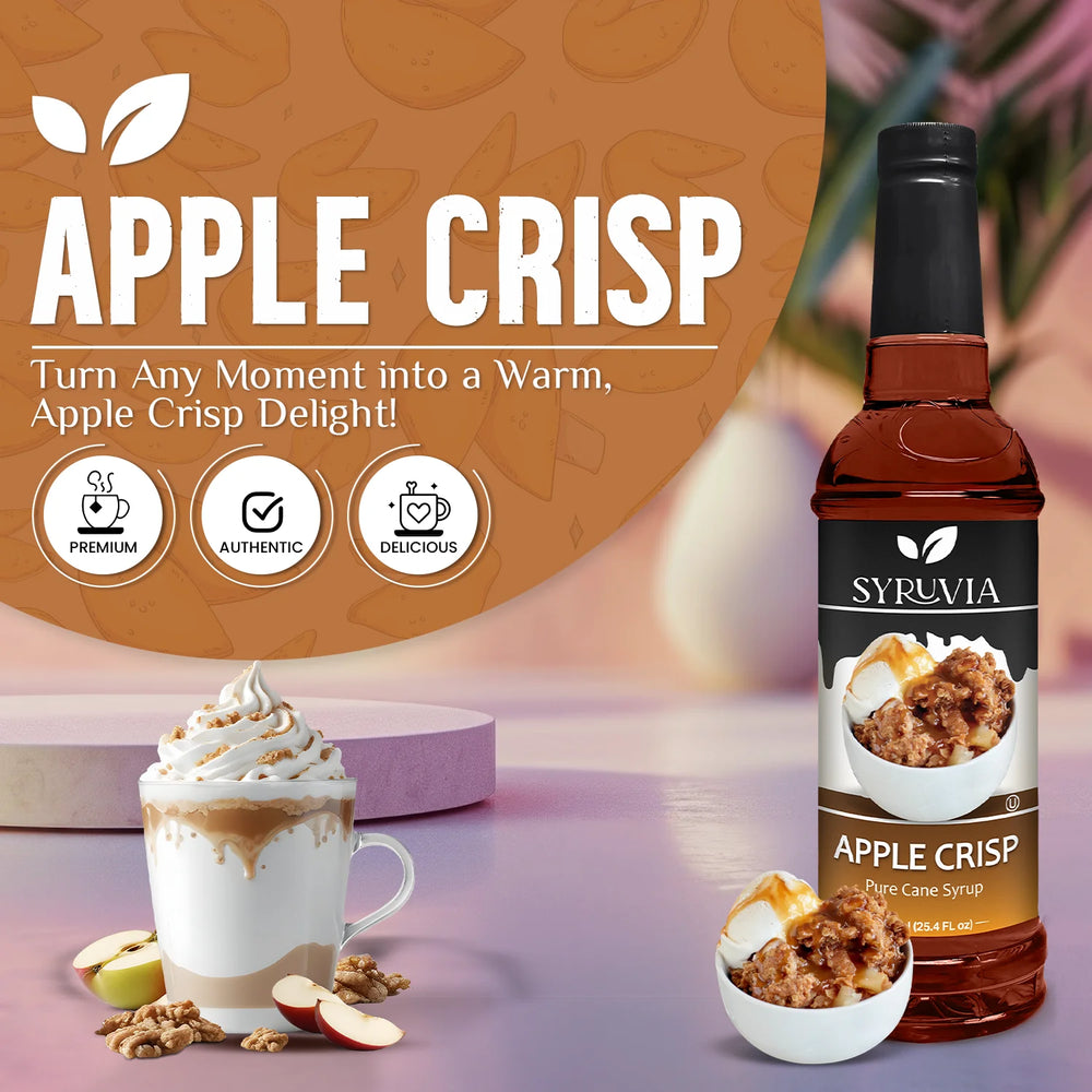 Syrup Zapple Syruvia Apple Crisp Syrup for Beverages, Desserts & More – Just $7.99