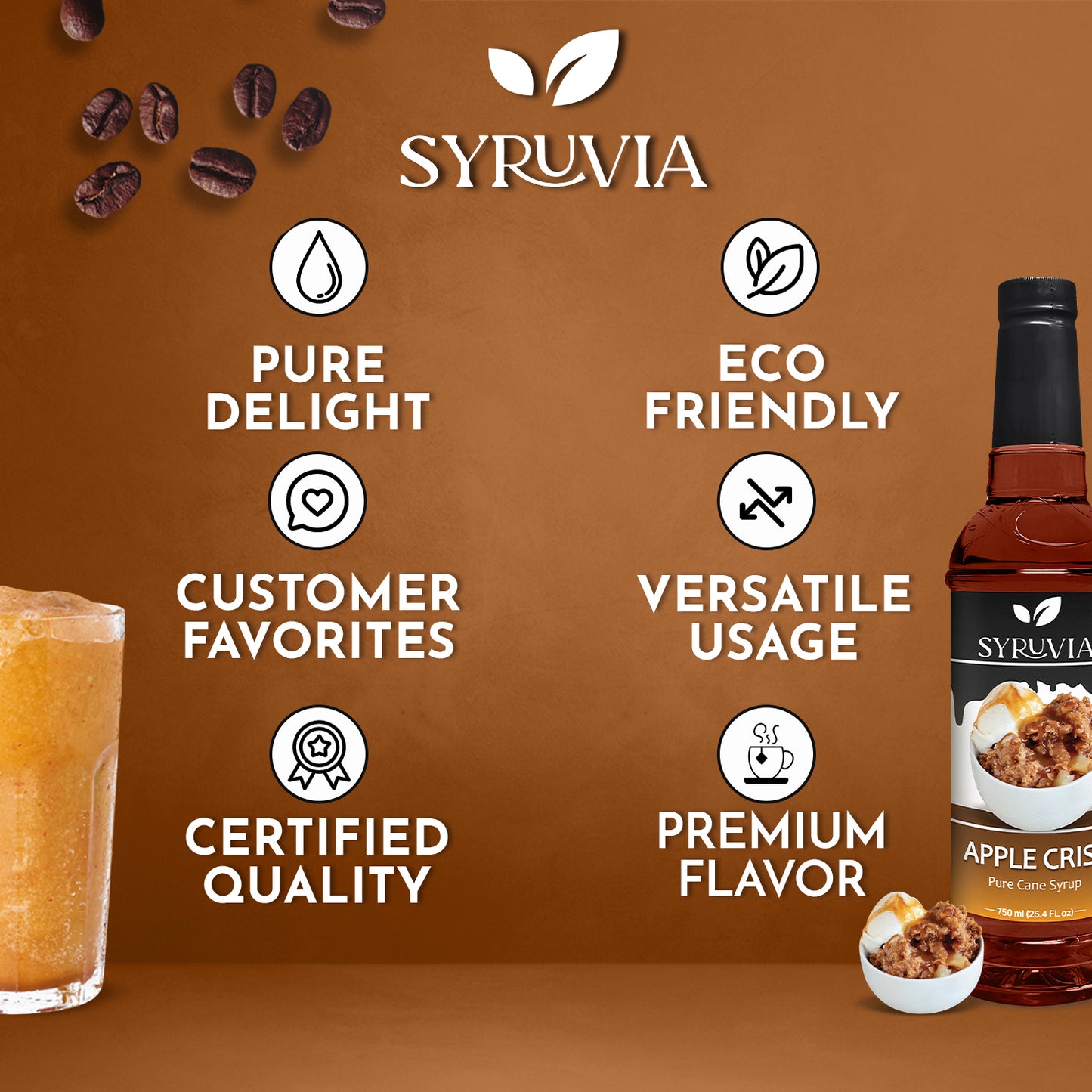 Apple Crisp Syrup Premium Flavoring