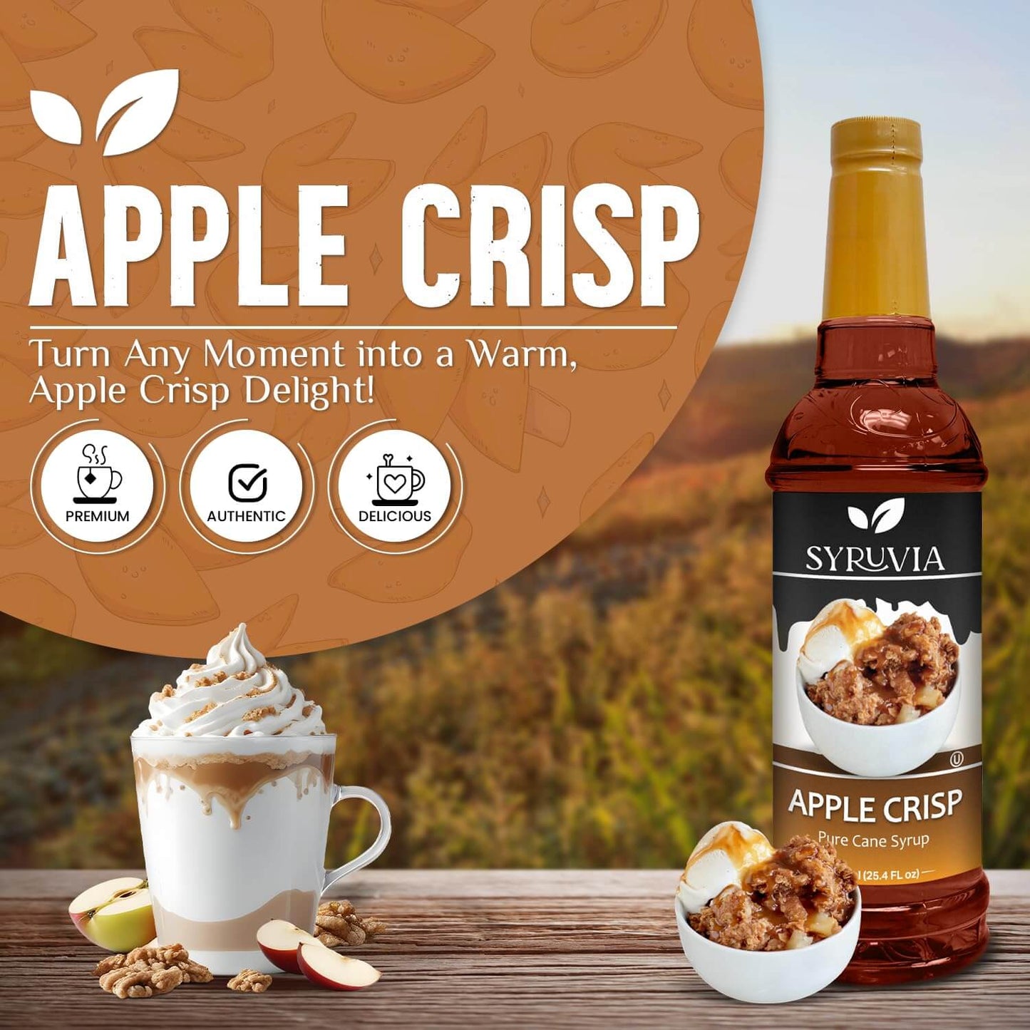 apple crisp coffee syrup