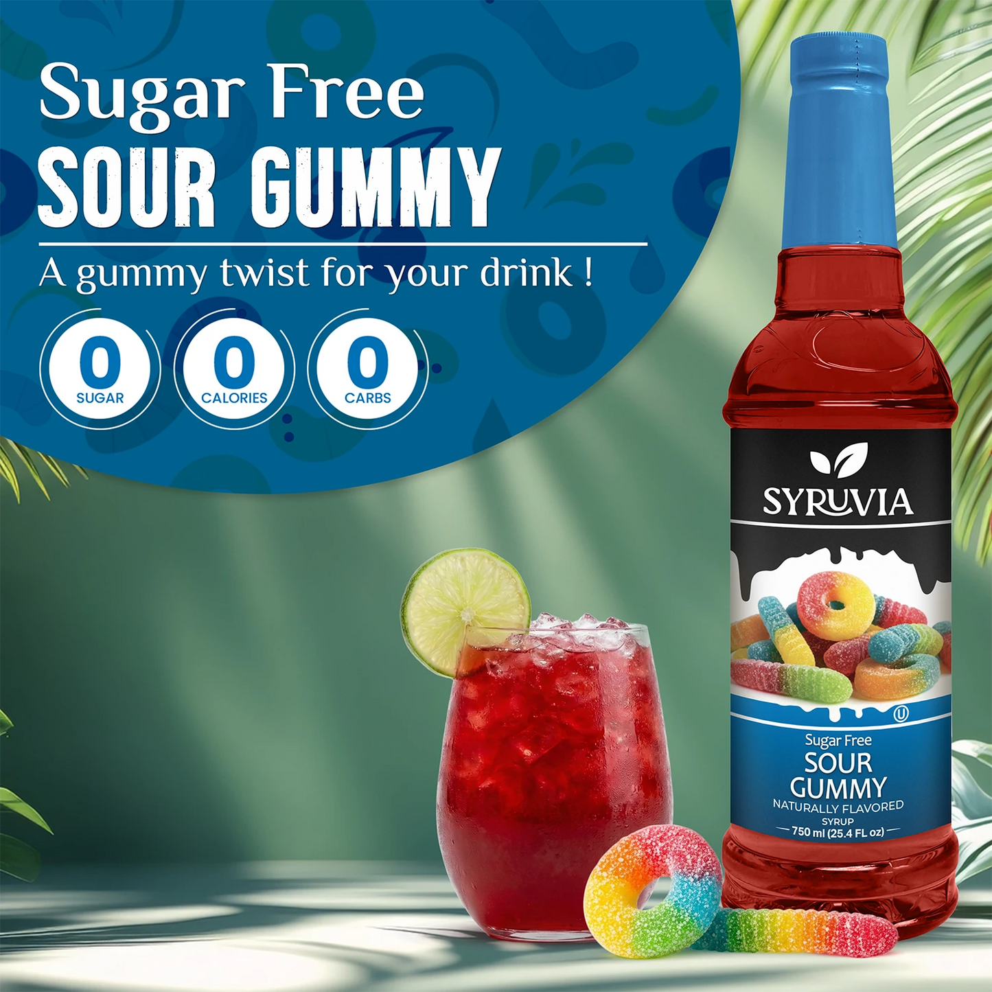 Sugar Free Sour Gummy Syrup