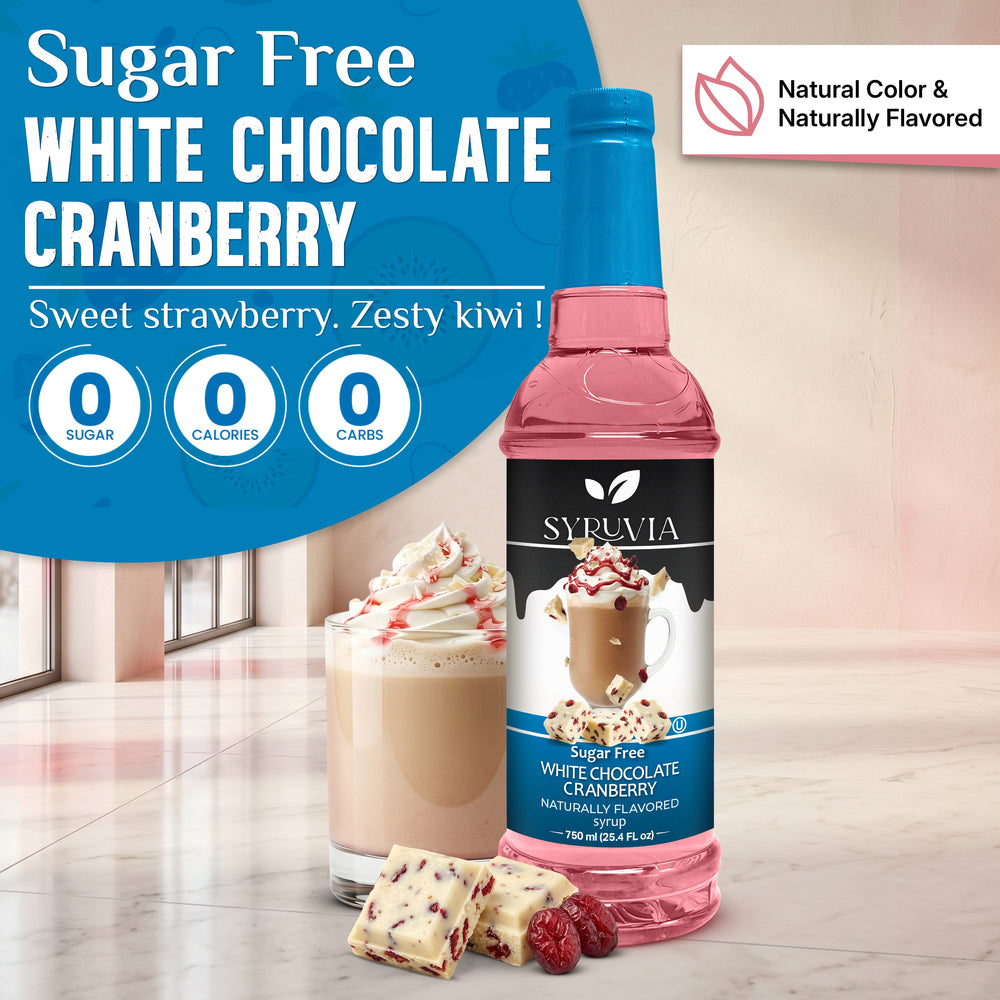 Sugar Free White Chocolate Cranberry Syrup