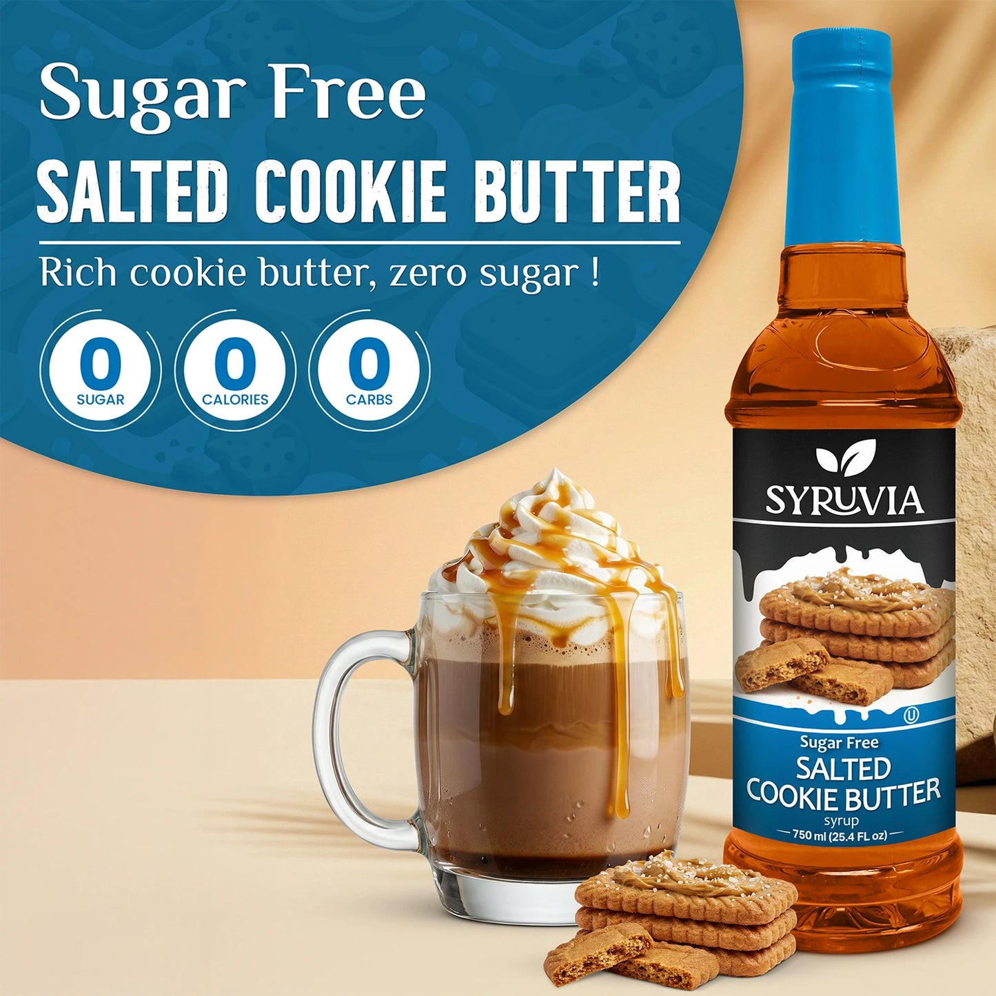 Sugar Free Salted Cookie Butter Syrup