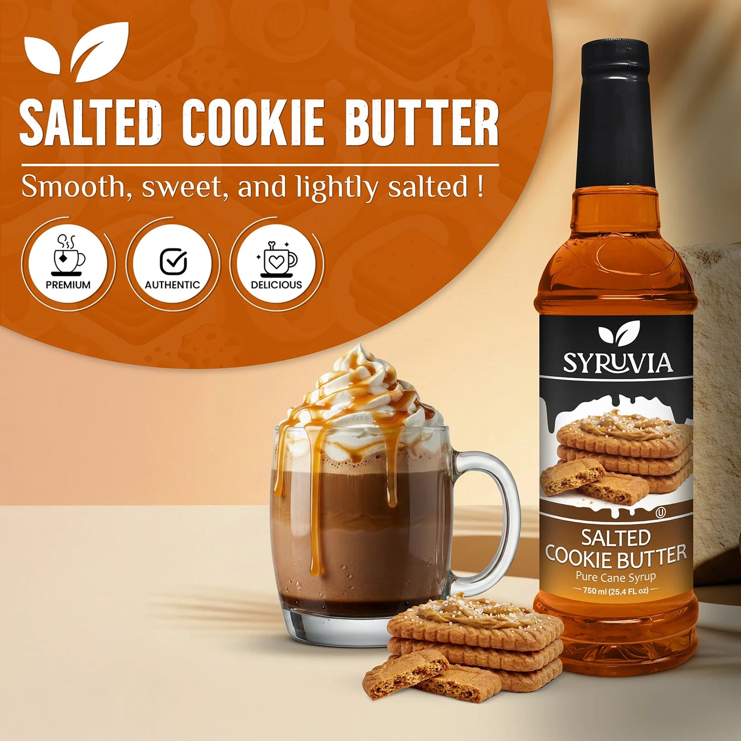 Salted Cookie Butter Syrup