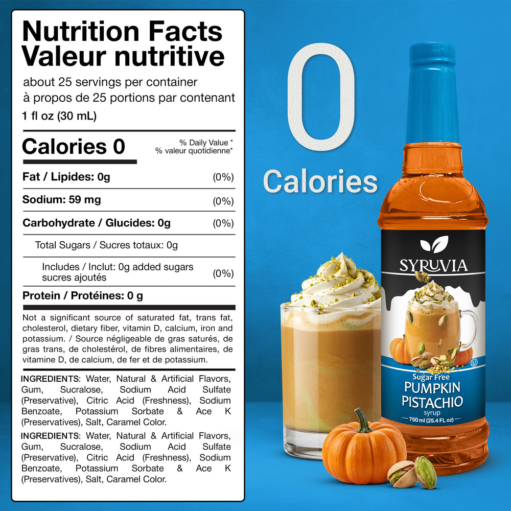 Sugar Free Pumpkin Pistachio Syrup
