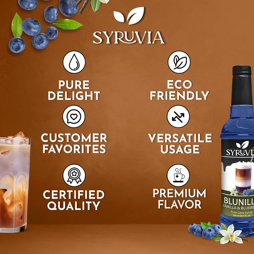 BLUNILLA Syrup™  Vanilla Blueberry