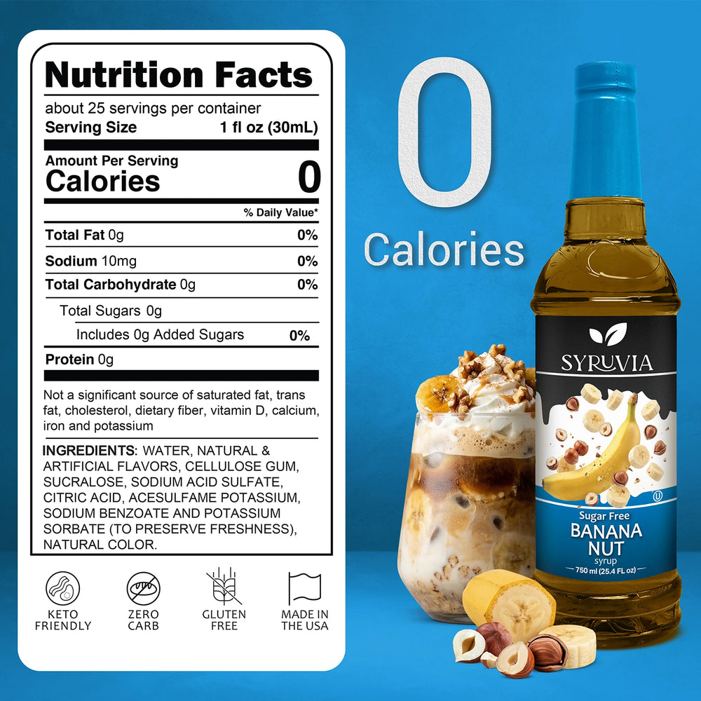 Sugar Free Banana Nut Syrup