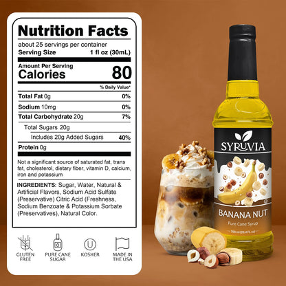 Banana Nut Syrup Nutrition Facts