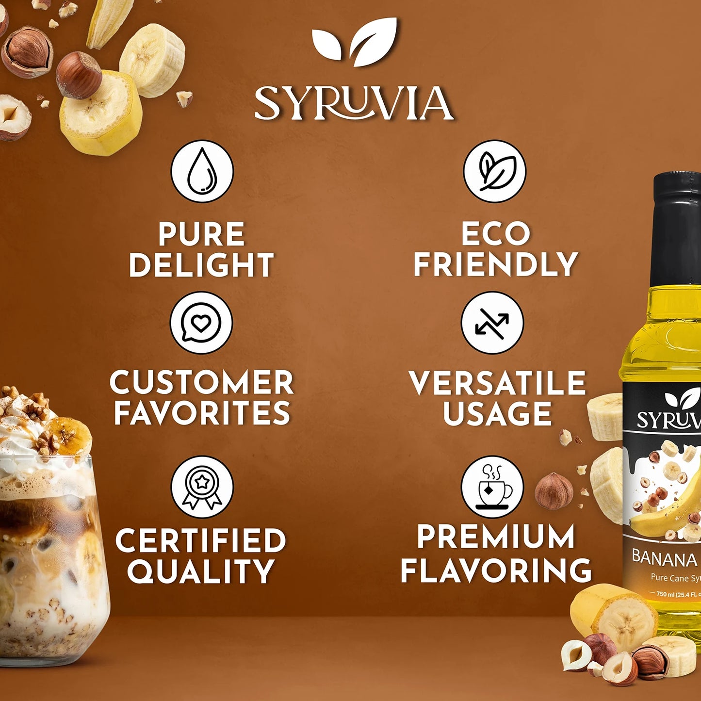 Banana Nut Syrup Premium Flavoring