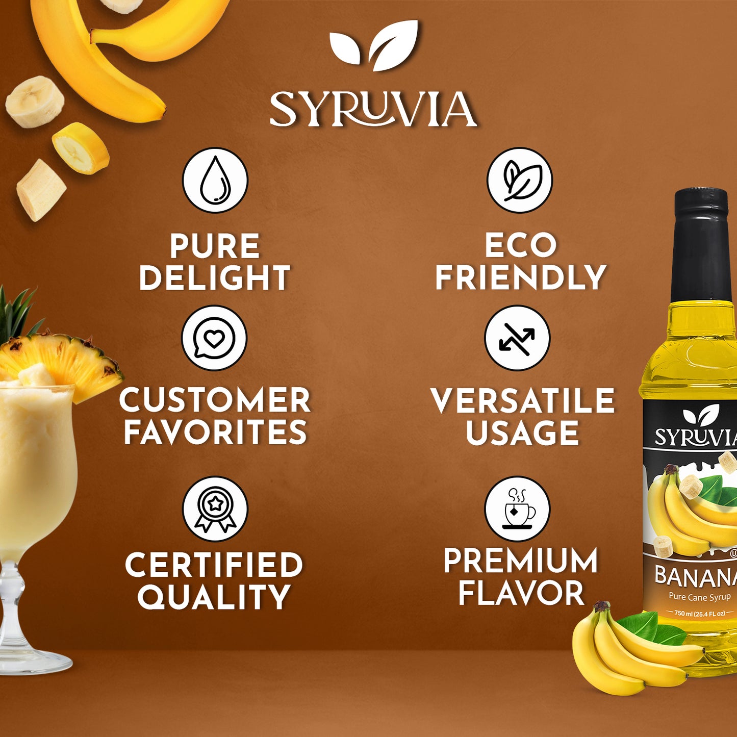 Banana Syrup Premium Flavor