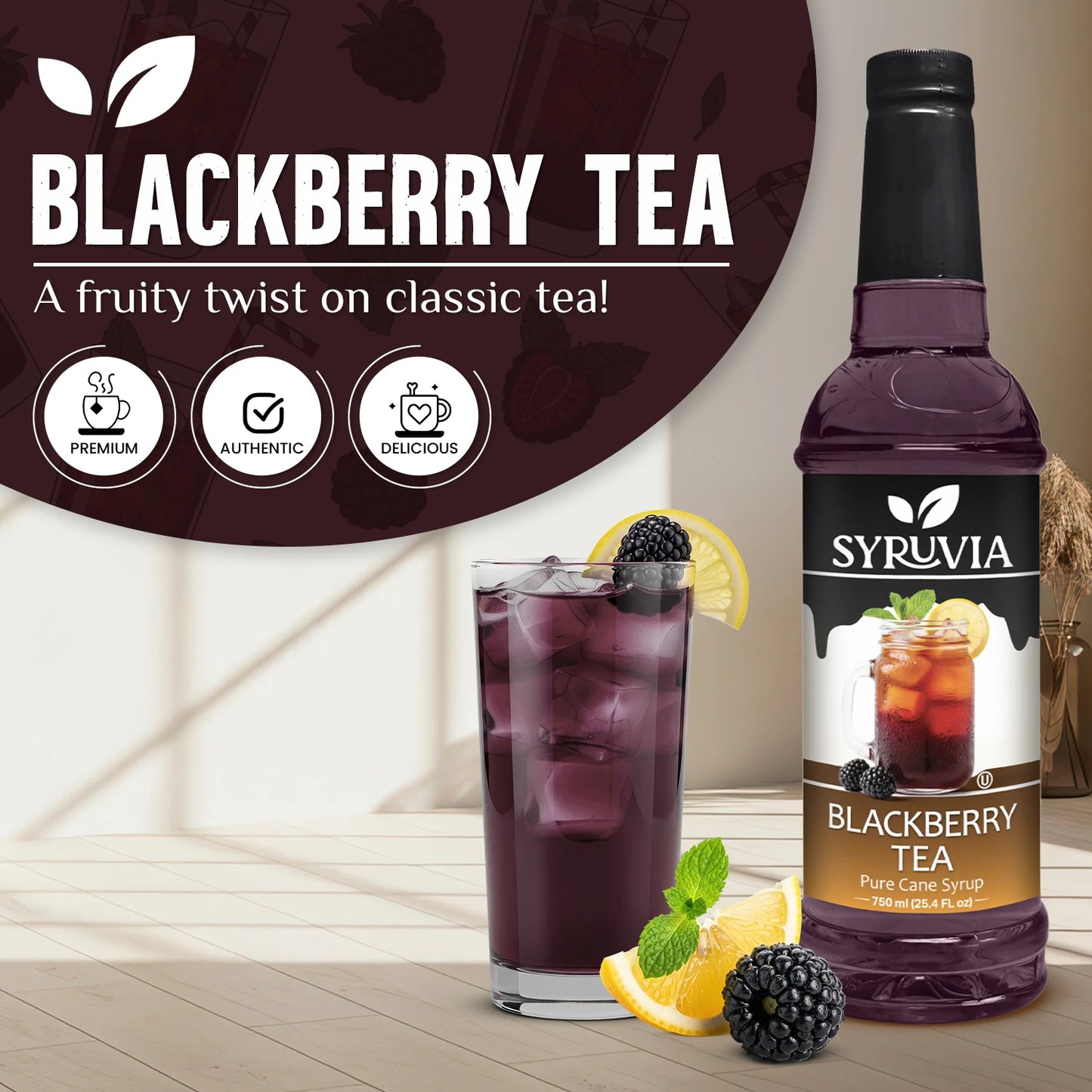 Blackberry Tea Syrup