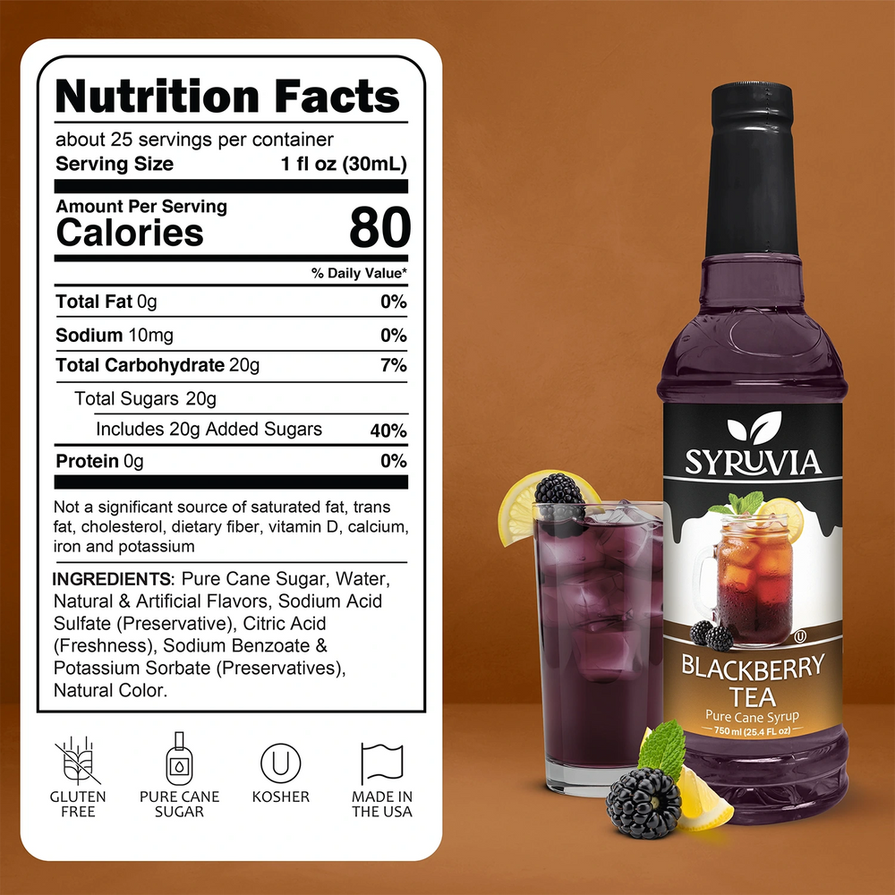 Blackberry Tea Syrup