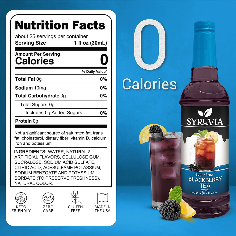 Sugar Free Blackberry Tea Syrup
