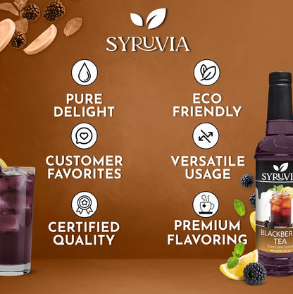 Blackberry Tea Syrup Premium Flavoring