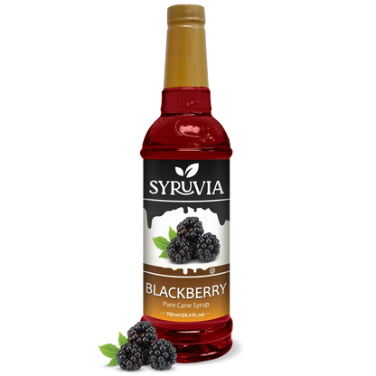 Blackberry deserts  syrup