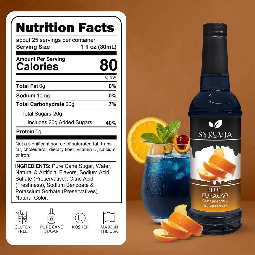 Blue Curacao Syrup