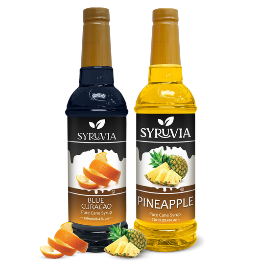 Blue Curacao Pineapple Syrup