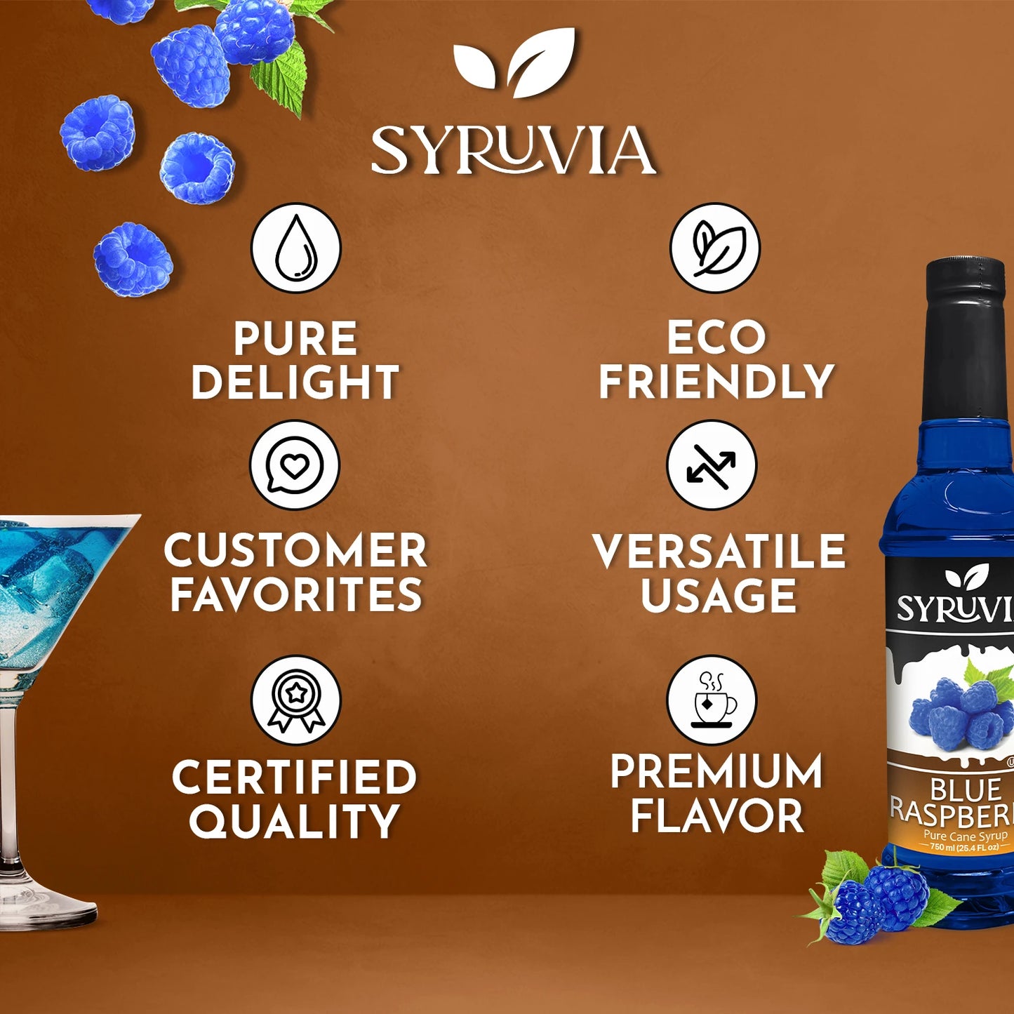 Blue Raspberry Syrup Premium Flavoring