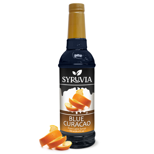 Blue curacao liqueur