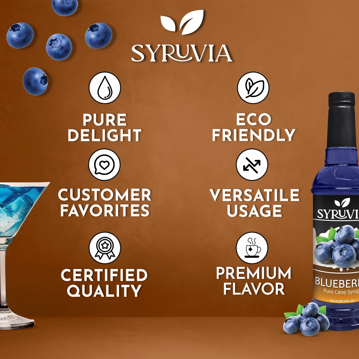 Blueberry Syrup Premium Flavoring