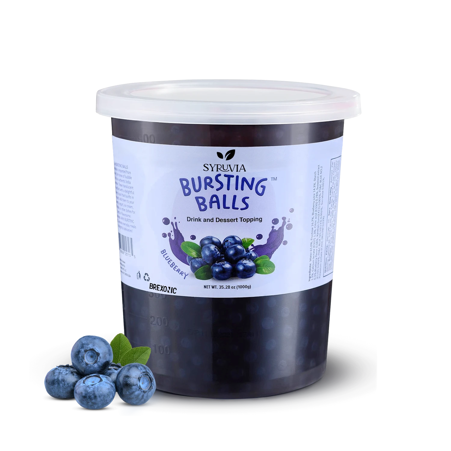 Blueberry bursting Balls 