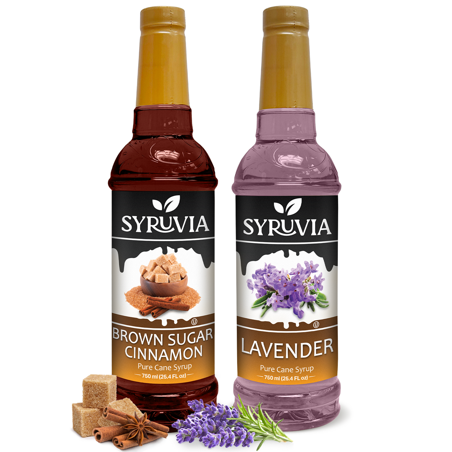 Variety Pack, Brown Sugar Cinnamon, and Lavender Coffee Syrup